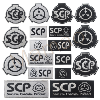 SCP Patches Special Containment Procedures Foundation Secure Contain Protect Embroidery Badg Applique For Jacket Jeans backpack ► Photo 1/6