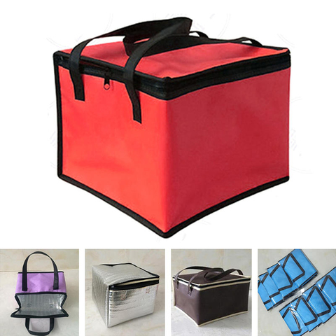 Insulated Thermal Cooler Bag Folding Picnic Ice Pack Food Thermal Bags Drink Carrier Tin Foil Insulated Bags Food Delivery Bag ► Photo 1/6
