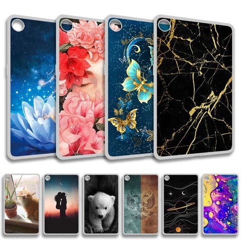 Waterproof Tablet Case for Lenovo Tab M8 HD TB-8505F TB-8505X TB-8505I 8.0 inch Cases Soft TPU Cartoon Painted Tablet Cover Capa ► Photo 1/6