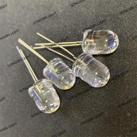 10PCS DIP 10MM LED Transparent Red Yellow Green Blue Warm White RGB hight bright F10 bulb Water Clear bead light emitting diode ► Photo 1/2