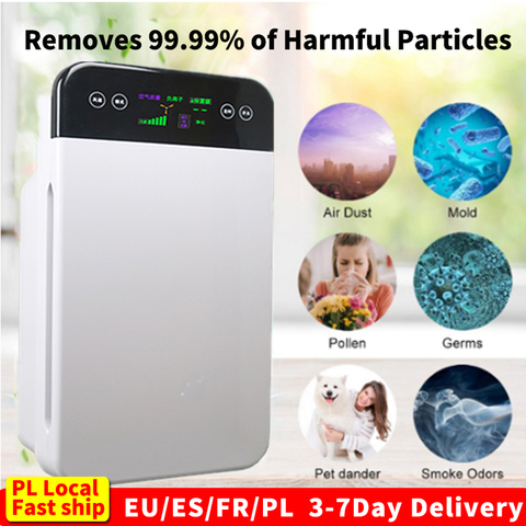 Air Purifier Large Negative Ionizer  Activated Carbon Filter For Home  Fresh Ozone Office Remove Formaldehyde Hepa Ozonizer ► Photo 1/6