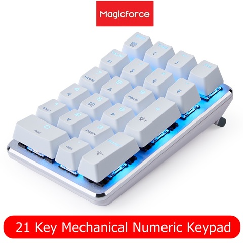 Magicforce Wired Smart 21-Key Mechanical Numeric Keypad  Gateron Switches ( Ice-Blue Backlight) ► Photo 1/6