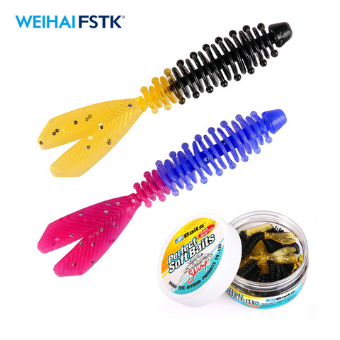 Silicone Soft worm Bait 60mm 1g 20pcs Gummiköder Probaits Fishing Lure Pesca Isca Artificial Wobblers Attractive Fish Soft Bait ► Photo 1/6