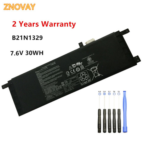 New B21N1329 Laptop Battery Fit for ASUS D553M F453 F453MA F553M P553 P553MA X453 X453MA X553 X553M X553B X553MA 7.6V 30WH ► Photo 1/2