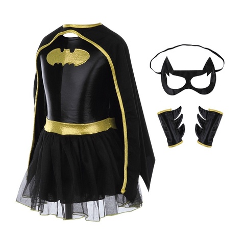 Kids Supergirl Tutu Costume Halloween Costume For Girls Batgirl Tutu Costume Child  Cosplay ► Photo 1/6