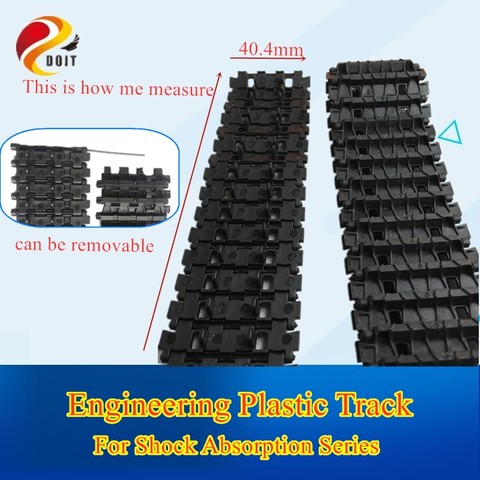 DOIT Plastic Track  for Damping Robotic Smart Car Model, Chain for Tracked Vehicle Clawler Track-type Tank Accessory DIY  RC Toy ► Photo 1/6