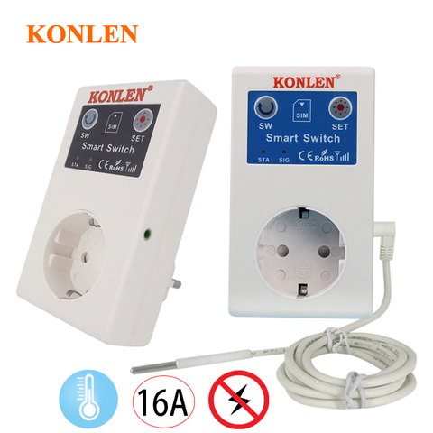 SC1 EU GSM Power Socket Remote Control 16A Smart Power Socket