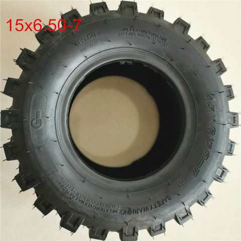 15x6.5-7 Tire for ATV Quad Go Kart Snow Blower Snow Thrower Wheels ► Photo 1/5