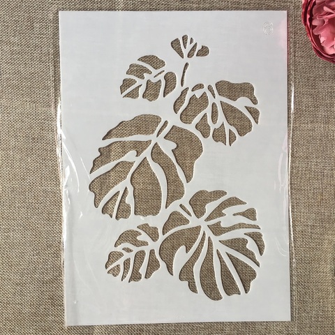 A4 29cm Big Wide Leaves DIY Layering Stencils Wall Painting Scrapbook Coloring Embossing Album Decorative Template ► Photo 1/1