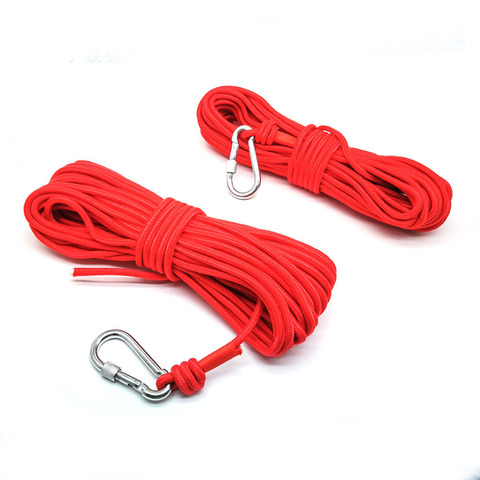 New Fishing Magnet Rope 20/10 Meters, Nylon Rope Braided Rope Heavy Rope With Safe Lock,Diameter 6Mm Safe And Durable ► Photo 1/2