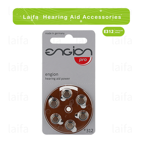 Laifa Engion 60PCS  Hearing Aid Batteries A312 312A ZA312 312 PR41 S312, 60 PCS Battery Zinc Air 312/A312 ► Photo 1/3