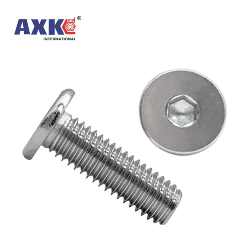 5/50pcs CM M2 M2.5 M3 M4 M5 M6 M8 A2-70 304 Stainless Steel Hex Hexagon Socket Ultra Thin Super Low Flat Wafer Head Screw Bolt ► Photo 1/5