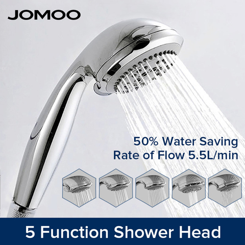 High Pressure 5 Spray Settings Shower Head JOMOO 3.5inch Douchekop Easy Cleaning Nozzles Massage Spa Showerhead Water Saving ► Photo 1/6