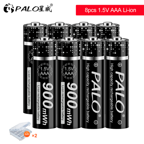 PALO 2-20pcs 1.5V rechargeable AAA lithium li-ion battery high quality constant voltage output ► Photo 1/6
