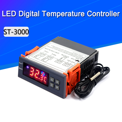 STC-3000 High Precision 12V 24V 220V Digital Thermostat Temperature Controller Thermometer Sensor Hygrometer ► Photo 1/2