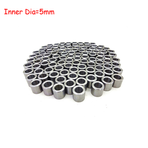 10Pcs ID 5MM Steel Drill Sleeve Brushing metal Bushing axle sleeve Bearing Jig Bushes (Inner Dia. X Outer Dia. X Height) ► Photo 1/6