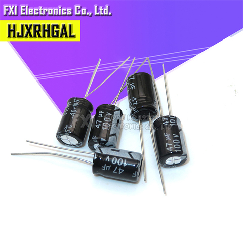 20PCS  100V47UF 8*12mm 47UF 100V 8*12 Electrolytic capacitor New original ► Photo 1/2