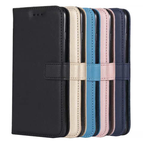 For iPhone 4 4S 5 5S SE 2022 6 6S 7 8 Plus 11 Pro X XS XR Max Leather Case For Xiaomi Redmi Note 4 5 6 7 8 7A 8A 8T 9 10 9S Pro ► Photo 1/6