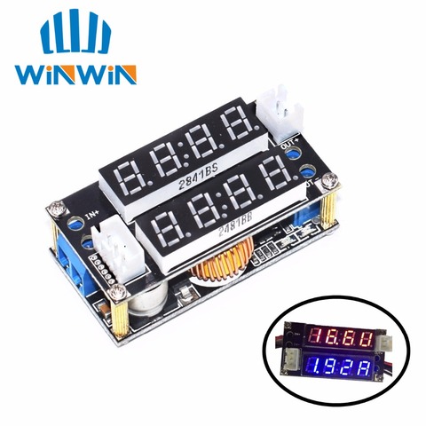 B01 1pcs XL4015 5A Adjustable Power CC/CV Step-down Charge Module LED Driver Voltmeter Ammeter Constant current constant voltage ► Photo 1/3