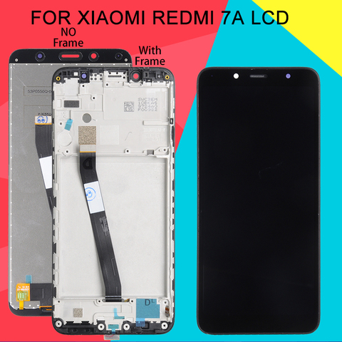 Dinamico 5.45inch LCD For Xiaomi Redmi 7A Display With Touch Panel Glass Screen Digitizer Assembly Replacement 7A LCD With Frame ► Photo 1/6