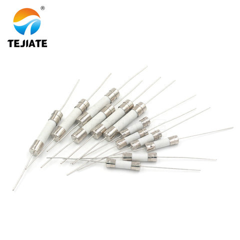 10PCS Ceramic Fuse With Pin 0.5/1/2/2.5/3/3.15/4/5/6/6.3/8/10/12/15/20/25/30A 250V 5*20MM Pin Blow Fuse  With legs ► Photo 1/6