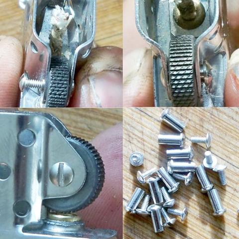 DIY Lighter Stainless steel wheel rivets, repeated disassembly, flint spring screws ► Photo 1/6