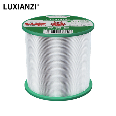 LUXIANZI Lead Free Solder Wire Sn99.3 Cu0.7 Soldering Wire Rosin Core Tin Solder Low Melt Welding Tools No-clean 500g Lehim Teli ► Photo 1/6
