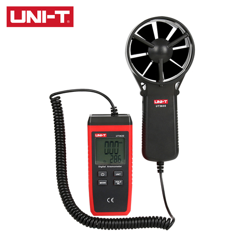 UNI-T UT363S Split Digital Anemometer Precise Wind Speed Sensor  Wind Scale Display Wind Temperature Measurement 1m Drop Test ► Photo 1/3
