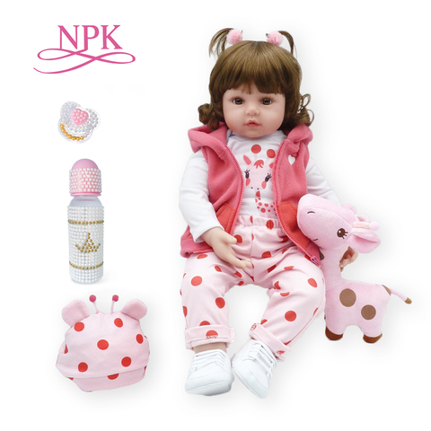 Boneca bebe reborn original silicone realista com 47 cm,Boneca