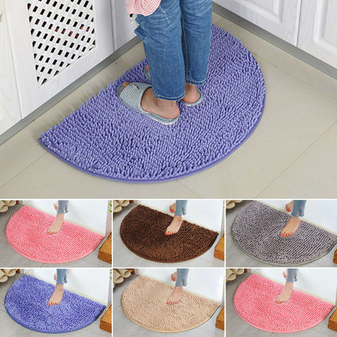 Absorbent Soft Shaggy Non Slip Bath Mat Bathroom Shower Home Floor Rugs  Carpet