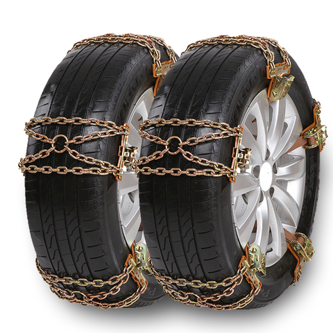 Car suv wheel tire tire snow ice chain with winter skid car off-road vehicle wheel chain mud road safety ► Photo 1/6