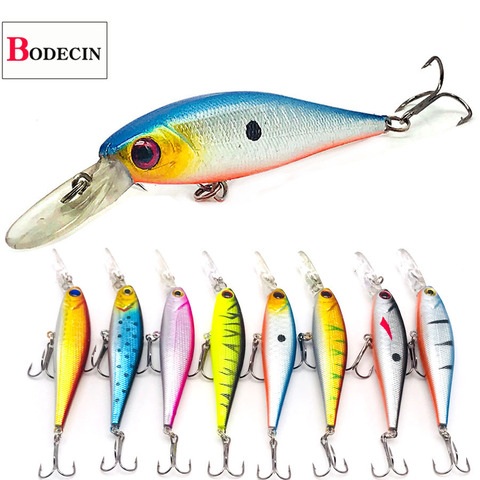 Wobblers For Trolling Pike Carp Jerkbait Minnow Hard Sea Fishing Lure Bass Decoy Peche Topwater Floating Fake Artificial Bait ► Photo 1/6