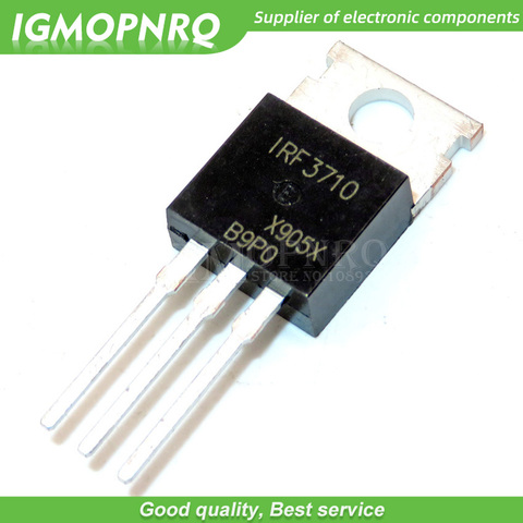 10pcs IRF3710 IRF3710PBF MOSFET MOSFT 100V 57A 23mOhm 86.7nC TO-220 new original ► Photo 1/1