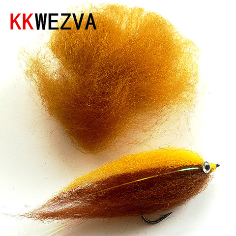 KKWEZVA 2pack/3 g colors premium fluffy fly tying body materials trout wet hydrophilic synthetic fiber for min fish or for nymph ► Photo 1/6