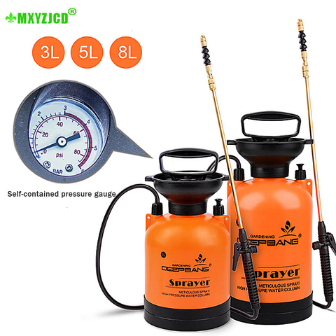 Hot Sale Garden Pressure Sprayer Irrigation Flower Plant Comes With Pressure Gauge Watering Can Pesticide Fertilizer Spray Tool ► Photo 1/6