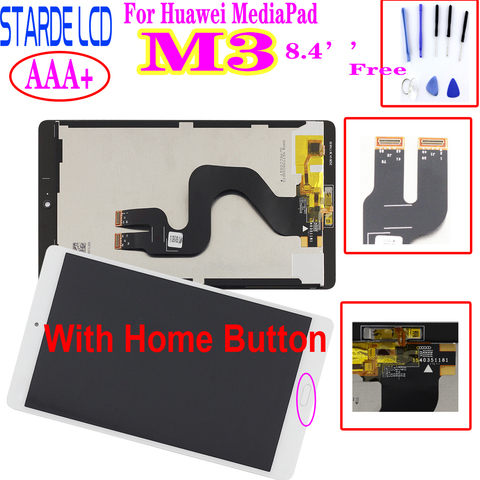 8.0 For Huawei MediaPad M5 Lite 8 JDN2-W09 JDN2-AL00 JDN2-L09 LCD Display  Touch Screen Digitizer Replacement Parts