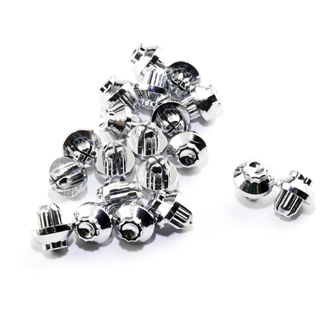 25x 8mm Silver Gold Car Wheel Rivets Nuts Replacement For Rims Cap Lip Decoration Screw Bolt Tires Styling ► Photo 1/6