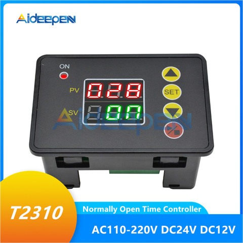 T2310 Normally Open Microcomputer Time Controller 12V 24V 110V 220V LED Digital Display Time Delay Relay Switch ► Photo 1/6