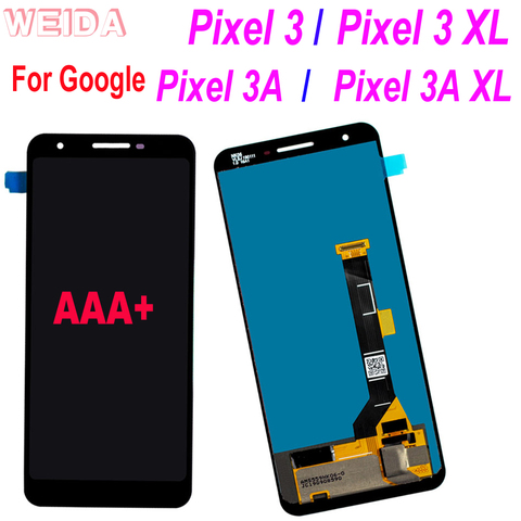100% Tested for Google Pixel 3 Pixel 3 XL Pixel 3A Pixel 3A XL LCD Display Touch Screen Digitizer Assembly for Google Pixel LCD ► Photo 1/6