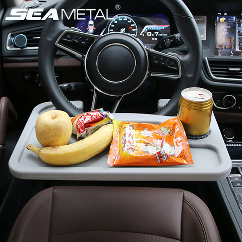 Car Desk Coffee Holder Laptop Computer Table Steering Wheel Universal Portable Eat Work Drink Seat Tray Goods Auto Accessories ► Photo 1/6