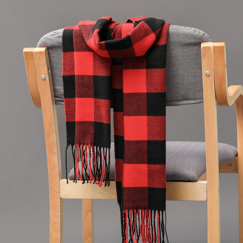 2022 Plaid Winter Men's business Scarf Women Warm classic lattice Scarves Fashion Casual Scarfs popular Cashmere Couple scarf ► Photo 1/6