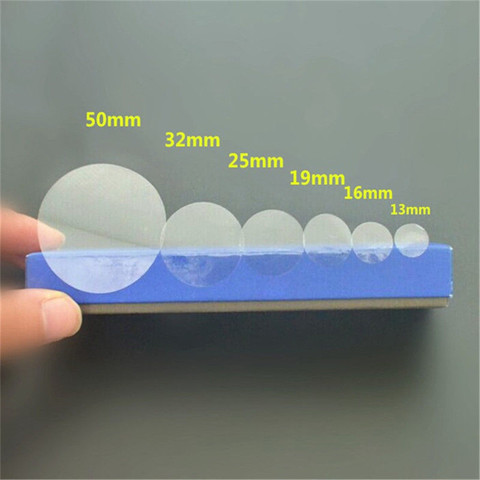 PVC Self Adhesive Clear Label Dot Sticker Round Transparent Wafer Gloss File Bags Sealing Office Accessory Craft Tools ► Photo 1/6
