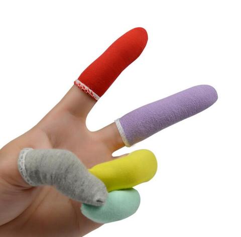 50pcs/pack Disposable Cotton Finger cots Non-slip breathable protection Finger Protectors Extension Gloves Construction tools ► Photo 1/6