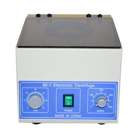 Desktop Electric Laboratory  Centrifuge Laboratory Supplies Medical Practice 4000 rpm 20 ml x 6 Model 80-1 ► Photo 1/6