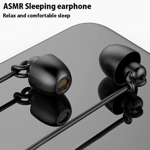 ASMR Earphone Hifi Headset Noise-Cancel Sleeping Earbud Soft Silicone Headset TPE Wire No Ear Pressure Earbuds For Xiaomi Huawei ► Photo 1/6