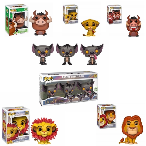 FUNKO POP Cartoon Movie The Lion King Simba Banzai Shenzi & ED Vinyl Action  Figure Collected Model toys for Children Gift - Price history & Review |  AliExpress Seller - Shop4519033 Store 