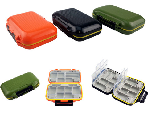 Portable Double Sided Fishing Tackle Boxes Multifunction DIY Compartments Fishing Lures Container Box Fishing Trackle Storage ► Photo 1/6