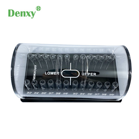 Denxy 1pc Dental Orthodontic Round Archwire box Acrylic Dispenser Placing Box arch wires holder Orthodontic Bracket ► Photo 1/1