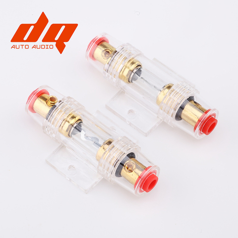 1pcs Car Audio Refit Fuse Holder 4/8 And 10 Gauge Wire With 60 AMP Fuses 60A/80A Fuse Holder For Car Audio Auto Amplifier ► Photo 1/4