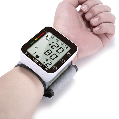 BP Blood Pressure Monitor Wrist Pulse Rate Heart Beat Rate Meter Device machine Medical Equipment Tonometer BP Sphygmomanometer ► Photo 1/6